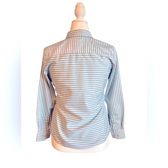 Foxcroft Heritage Non-Iron Button Down Blouse 8P EUC - Picture 4 of 11